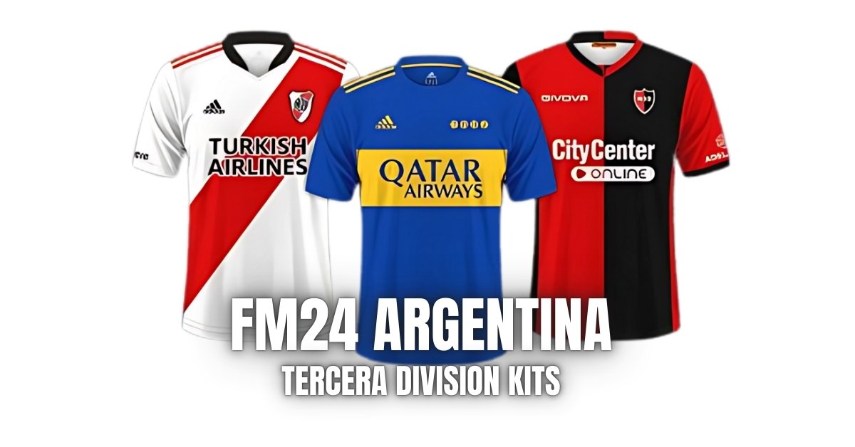 FM24 Argentina Tercera Division Kits